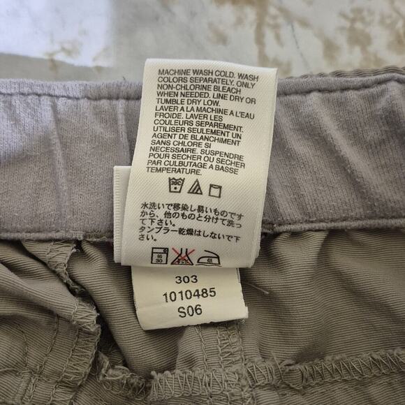 The North Face Hiking Pants Men Large Beige Cargo Pocket Zip Ankle Trail Utility - Picture 15 of 15